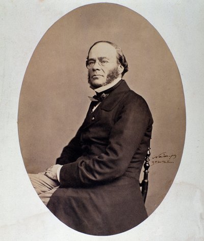 ジャック・フロメンタル・ハレヴィ（1799-1862）の肖像 英国の作曲家 フォトグラフ・ナダール（フェリックス・トゥルナション） 19世紀ボローニャ、音楽書誌学博物館 作： Nadar