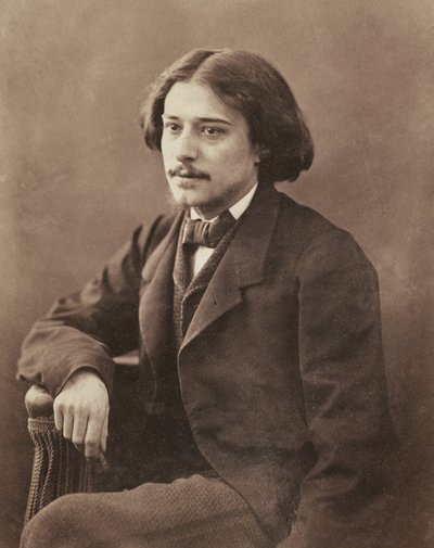作家アルフォンス・ドーデ（1840-1897）の肖像 by ナダール，ガスパール・フェリックス（1820-1910 作： Nadar