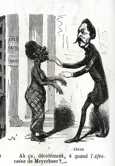 Giacomo Meyerbeerのアフリカ人はいつ？ 作： Nadar