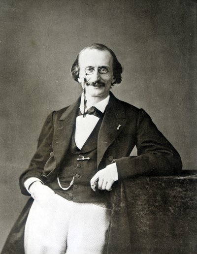 ジャック・オッフェンバック（1819-1880）はドイツの作曲家で、ナダールによってフランスに帰化しました。 作： Nadar