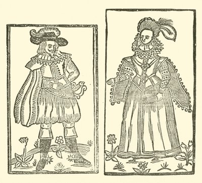The Roxburghe Ballads』（木版画）のイラスト 作： (after) English School
