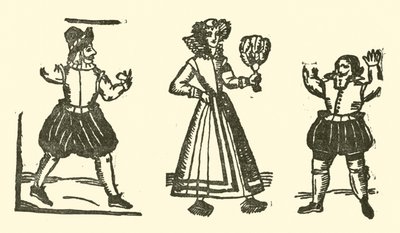 The Roxburghe Ballads』（木版画）のイラスト 作： (after) English School
