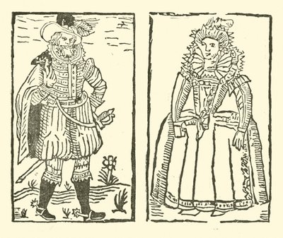 The Roxburghe Ballads』（木版画）のイラスト 作： (after) English School