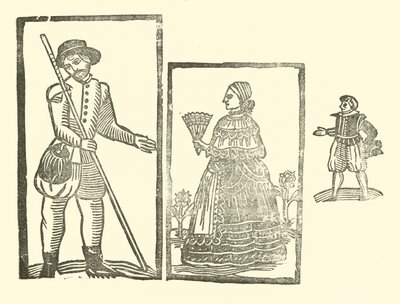The Roxburghe Ballads』（木版画）の挿絵 作： (after) English School