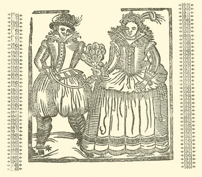 The Roxburghe Ballads』（木版画）のイラスト 作： (after) English School