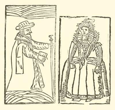 The Roxburghe Ballads』（木版画）のイラスト 作： (after) English School