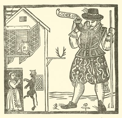 The Roxburghe Ballads』（木版画）のイラスト 作： (after) English School