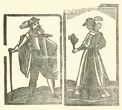 The Roxburghe Ballads』（木版画）のイラスト 作： (after) English School