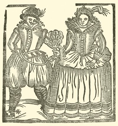 The Roxburghe Ballads』（木版画）の挿絵 作： (after) English School