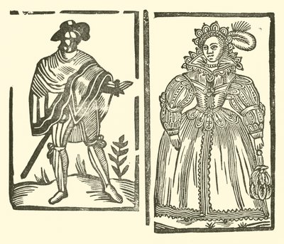 The Roxburghe Ballads』（木版画）の挿絵 作： (after) English School
