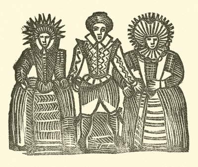 The Roxburghe Ballads』（木版画）のイラスト 作： (after) English School