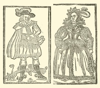The Roxburghe Ballads』（木版画）のイラスト 作： (after) English School
