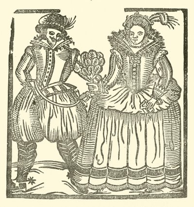 The Roxburghe Ballads』（木版画）の挿絵 作： (after) English School