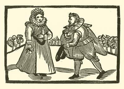 The Roxburghe Ballads』（木版画）のイラスト 作： (after) English School