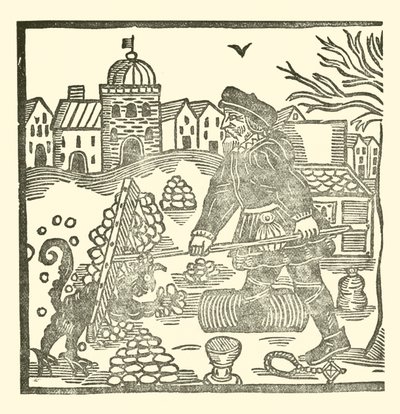 The Roxburghe Ballads』（木版画）のイラスト 作： (after) English School