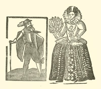 The Roxburghe Ballads』（木版画）のイラスト 作： (after) English School