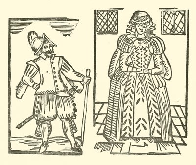 The Roxburghe Ballads』（木版画）のイラスト 作： (after) English School