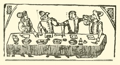 The Roxburghe Ballads』（木版画）のイラスト 作： (after) English School