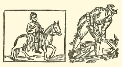 The Roxburghe Ballads』（木版画）の挿絵 作： (after) English School