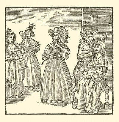 The Roxburghe Ballads』（木版画）のイラスト 作： (after) English School