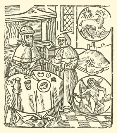 The Roxburghe Ballads』（木版画）のイラスト 作： (after) English School