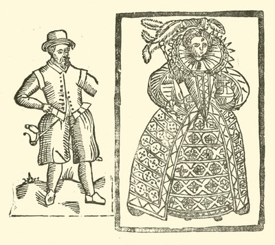The Roxburghe Ballads』（木版画）の挿絵 作： (after) English School