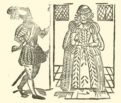 The Roxburghe Ballads』（木版画）の挿絵 作： (after) English School