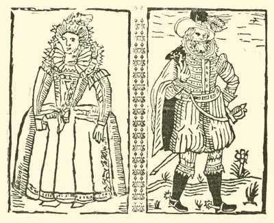The Roxburghe Ballads』（木版画）の挿絵 作： (after) English School