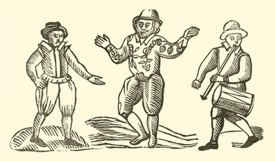 The Roxburghe Ballads』（木版画）の挿絵 作： (after) English School