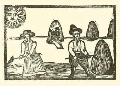 The Roxburghe Ballads』（木版画）のイラスト 作： (after) English School