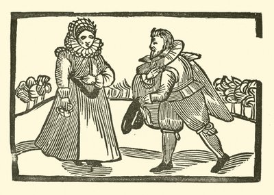 The Roxburghe Ballads』（木版画）のイラスト 作： (after) English School