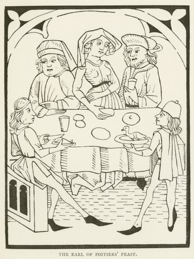 ポワチエ伯爵の饗宴（版画 作： (after) English School