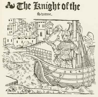 The Knight Of The Swanne（スワンヌの騎士）（彫刻 作： (after) English School