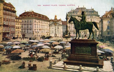 Market Place, Viena, Áustria (foto colorida) 作： (after) English photographer