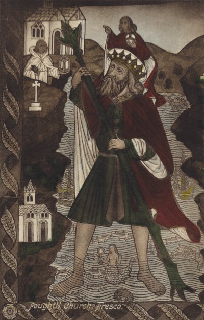 Poughill Church, Fresco (colour photo)   1455284   ja       japanese Successfully Translated  Original: Government House from St. Andrews Library - Calcutta Translat: Government House from St. Andrew