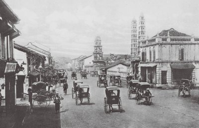 シンガポールノース・ブリッジ・ロード（モノクロ写真） 作： (after) English photographer