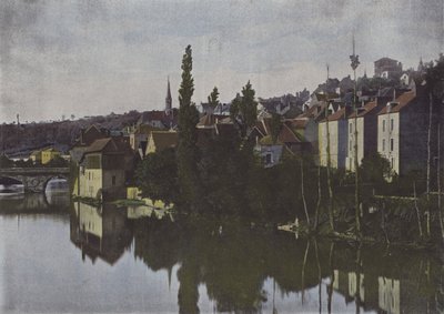 Argenton-sur-Creuse（カラー写真）。 作： (after) French Photographer