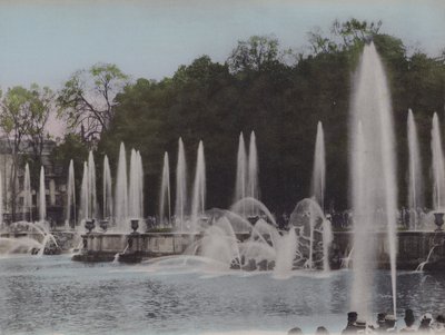 Bassin de Neptune, Basin of Neptune (カラー写真) 作： (after) French Photographer