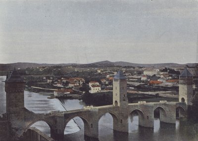 Cahors, Pont Valentre（カラー写真 作： (after) French Photographer