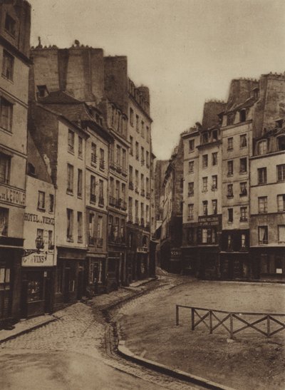 Jean-de-Beauvais通りとLanneau通りの角（モノクロ写真）。 作： (after) French Photographer