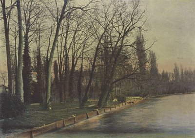 Enghien, Le Lac (カラー写真) 作： (after) French Photographer