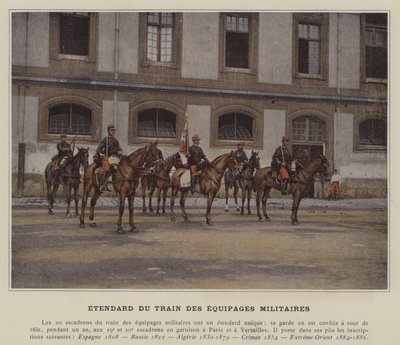 軍用列車のエタンダード（カラー写真 作： (after) French Photographer