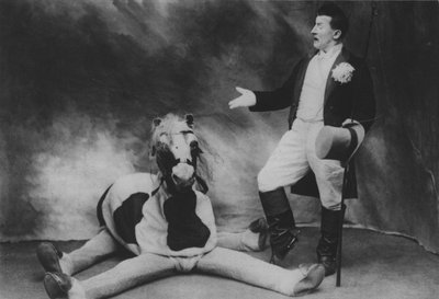 フッティとその馬（モノクロ写真 作： (after) French Photographer
