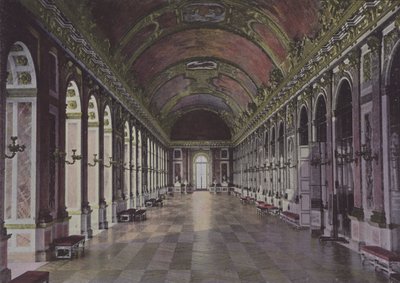 Galerie des Glaces（色付きの写真 作： (after) French Photographer
