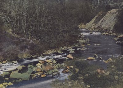 Laval de Cere付近のGorges de la Cere（カラー写真 作： (after) French Photographer