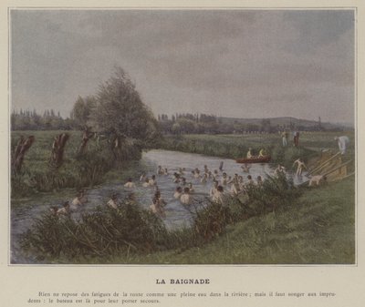 La Baignade (カラー写真) 作： (after) French Photographer