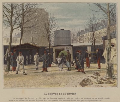 La Corvee de Quartier (カラー写真) 作： (after) French Photographer
