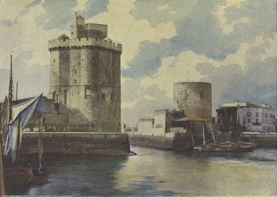 La Rochelle, Entree du Port (カラー写真) 作： (after) French Photographer
