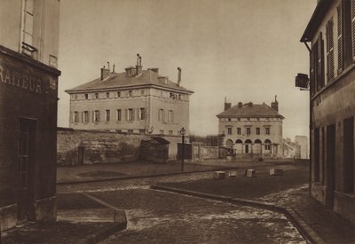 1866年のイタリアの壁とルドゥーのパビリオン（モノクロ写真 作： (after) French Photographer