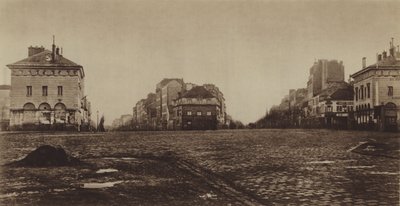 1865年のイタリー広場（モノクロ写真 作： (after) French Photographer